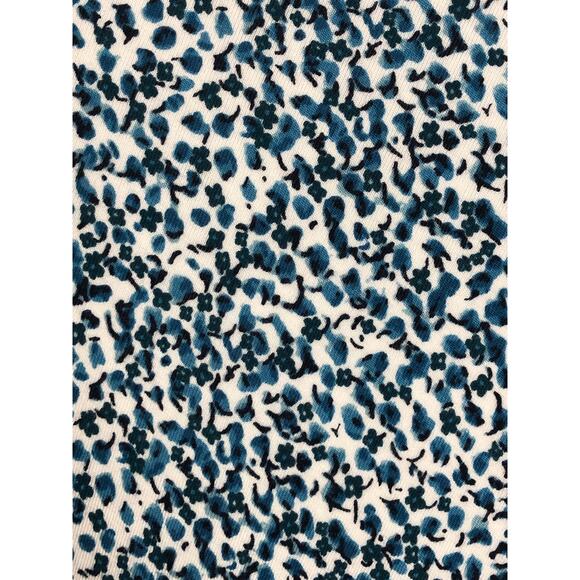 LOFT Bodycon Dress Women's Medium Ditzy Floral Front Tie - Picture 4 of 7